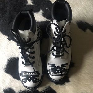 Rare Dr Martens Mark Wigan Aztec Global Effect 939 boot